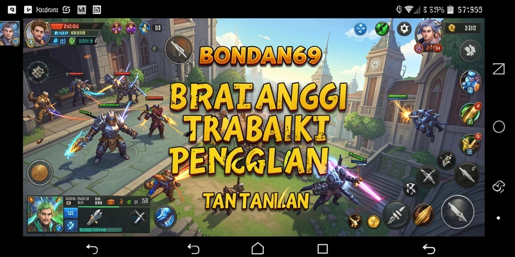 Screenshot gameplay BONDAN69 yang menampilkan strategi dan taktik pertempuran.