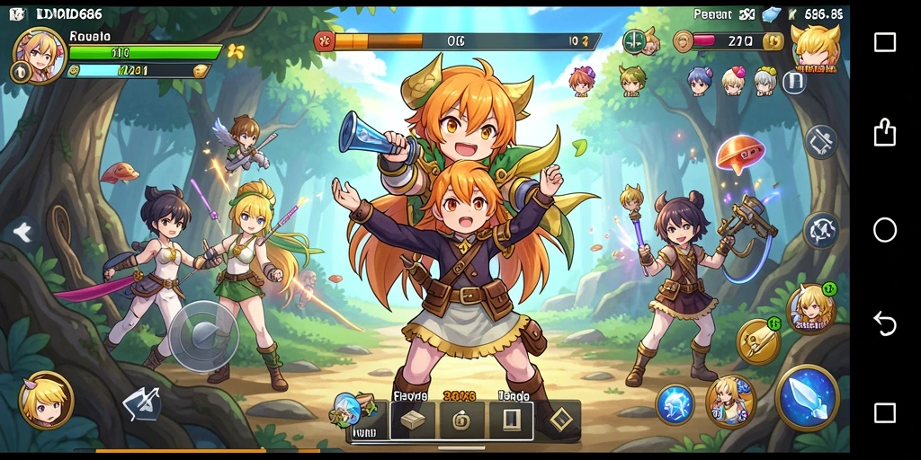 Tangkapan layar <strong>DMD686</strong> menampilkan aksi seru dan karakter Anime yang menawan.