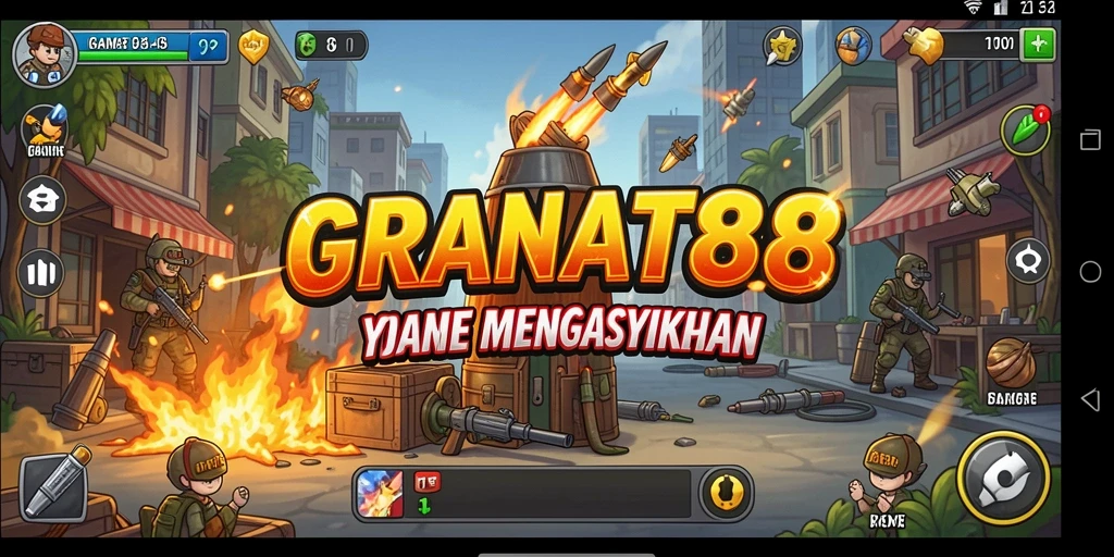 Tampilan gameplay GRANAT88 yang menarik dan penuh warna.