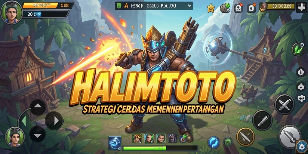 Screenshot gameplay HALIMTOTO menampilkan aksi taktis yang mendebarkan.