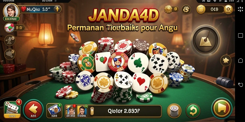 Tampilan gameplay seru dari JANDA4D saat bermain QiuQiu.