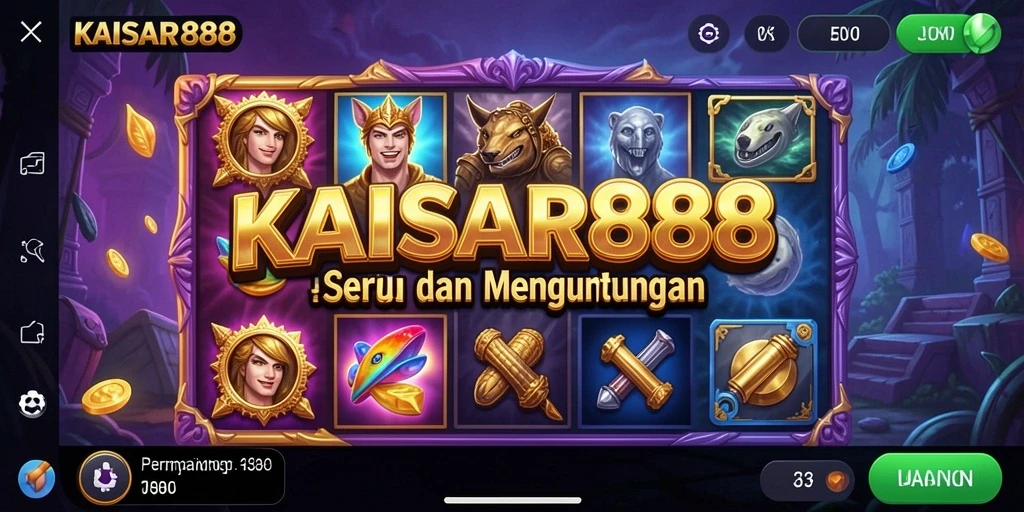 Tampilan gameplay KAISAR888 yang menegangkan dan mendebarkan.
