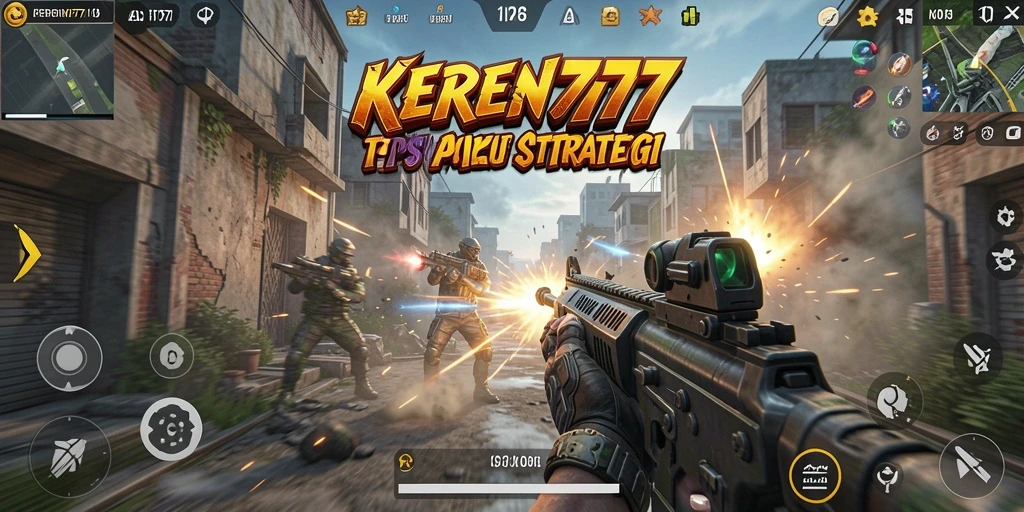 Gameplay menegangkan dari KEREN777 saat bertempur dalam mode TPS.