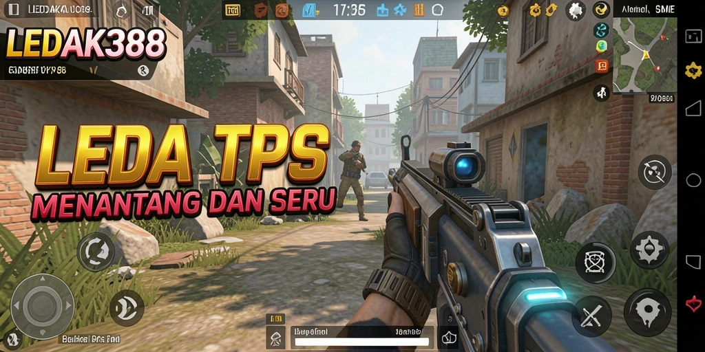 Tampilan gameplay <strong>LEDAK388</strong> dengan aksi tembak menembak yang seru.