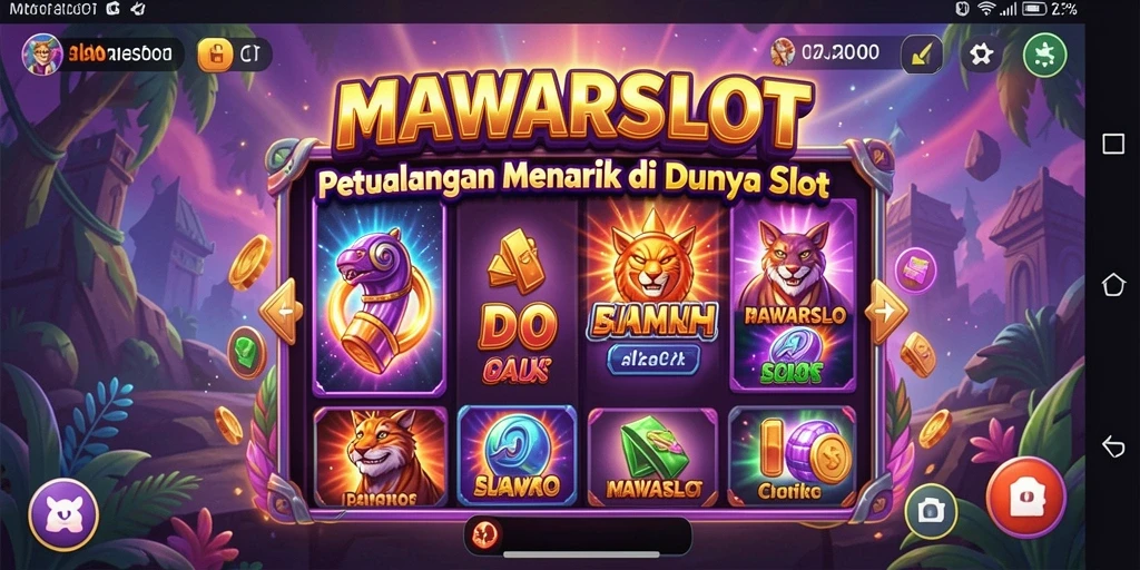 Tangkapan layar gameplay menarik dari MAWARSLOT yang menunjukkan aksi petualangan.