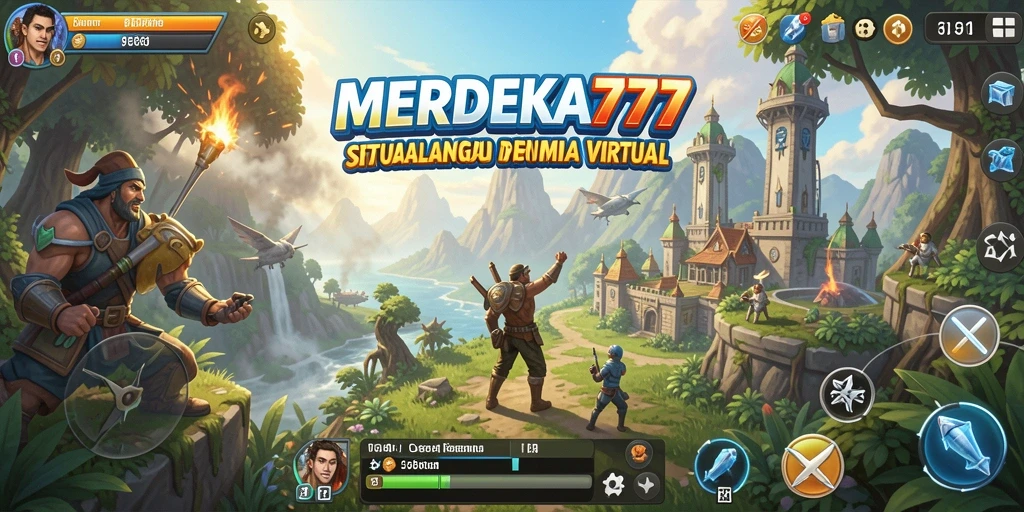 Tampilan gameplay MERDEKA777 yang memukau dan interaktif.