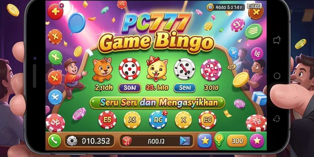 Tampilan gameplay Bingo yang menarik dan interaktif di PC777.