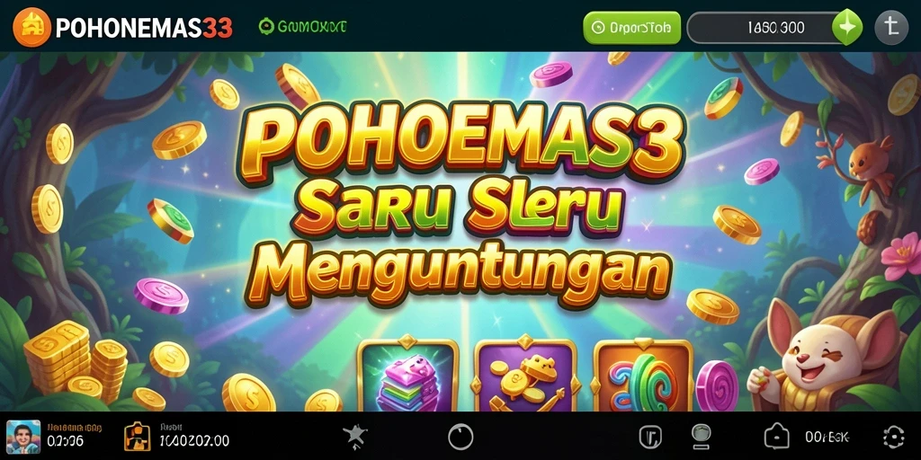 Tampilan gameplay seru dalam POHONEMAS33 yang memukau.