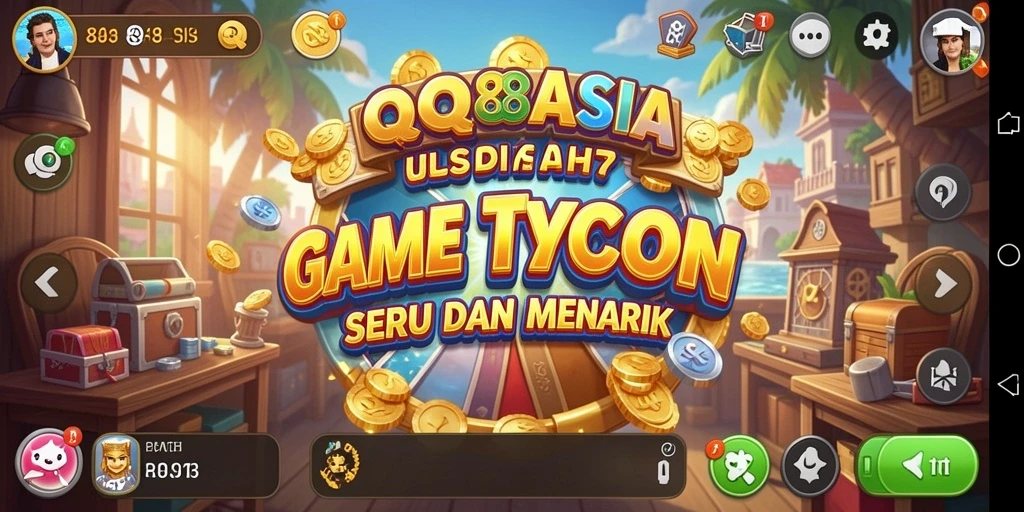 Tangkapan layar gameplay QQ88ASIA yang menggambarkan pengalaman Tycoon yang mendebarkan.