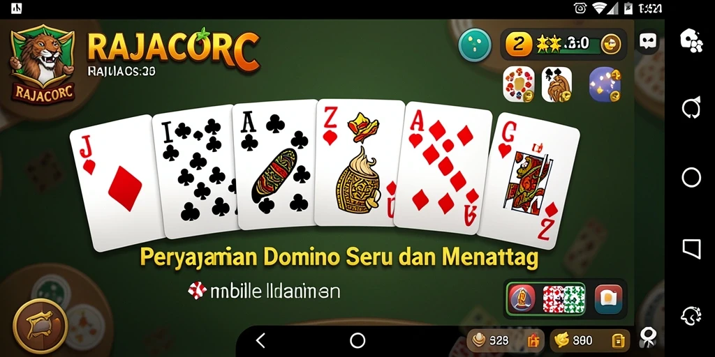 Tampilan gameplay RAJACORC yang mengasyikkan dan interaktif.