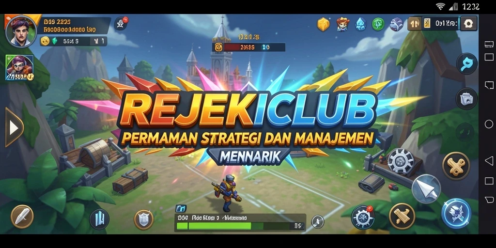 Tampilan grafis menarik dari gameplay REJEKICLUB.