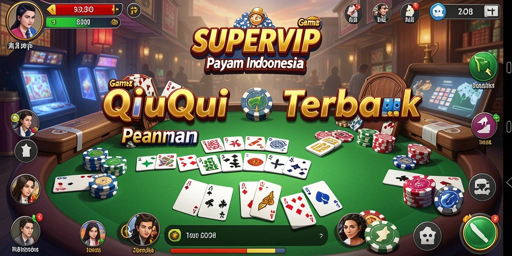 Tampilan gameplay QiuQiu yang menarik dan interaktif.