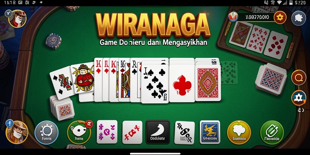 Tampilan gameplay seru di WIRANAGA yang penuh strategi dan keasyikan.